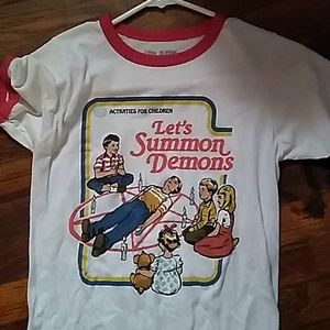 Hot topic let's summon demons shirt